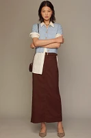 The Colette Maxi Skirt by Maeve: Belted Edition