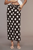 The Colette Belted Maxi Skirt by Maeve