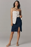 By Anthropologie Belted Pencil Skirt: Magic Fabric Edition