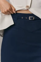 By Anthropologie Belted Pencil Skirt: Magic Fabric Edition