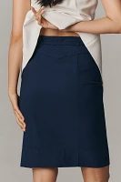 By Anthropologie Belted Pencil Skirt: Magic Fabric Edition