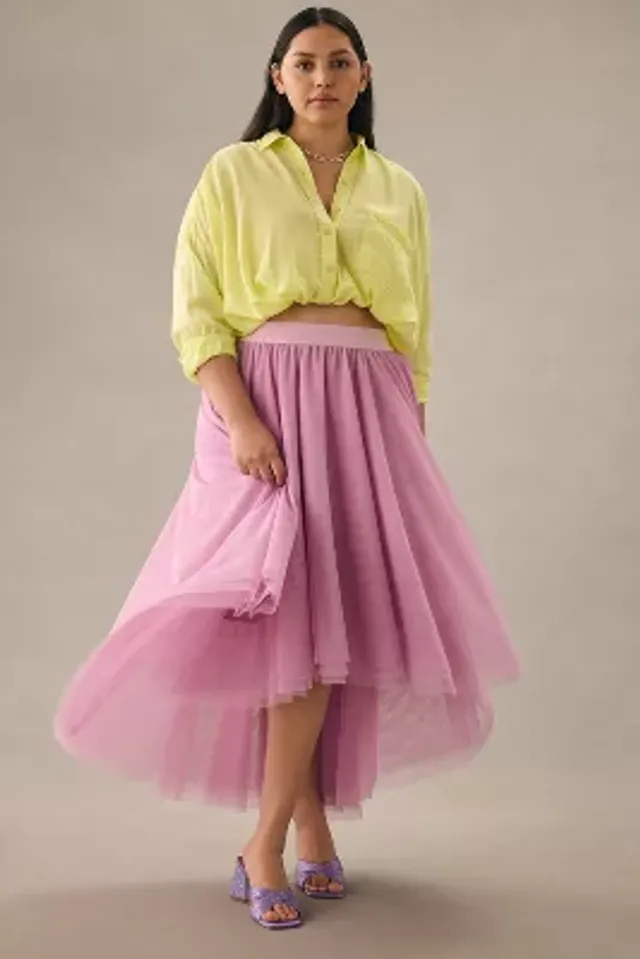 Pink Tulle Ball Skirt