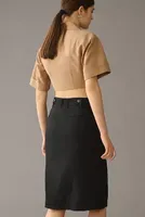 Maeve Linen Pencil Skirt