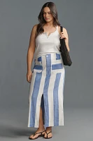 The Colette Maxi Skirt by Maeve: Linen Edition