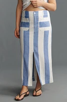 The Colette Maxi Skirt by Maeve: Linen Edition