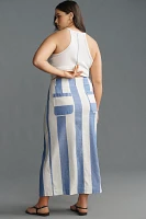 The Colette Maxi Skirt by Maeve: Linen Edition
