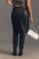 The Colette Faux Leather Skirt by Maeve