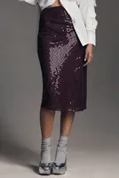 The Tilda Sequin Slip Skirt