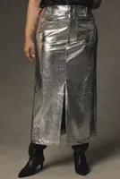 The Colette Metallic Maxi Skirt by Maeve