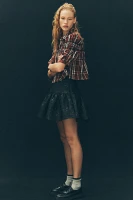 Avec Les Filles Ruffle Mini Skirt