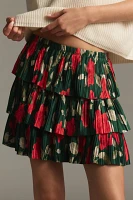 WAYF Tiered Mini Skirt