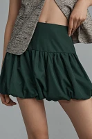 WAYF Taffeta Bubble Mini Skirt