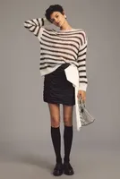 Hutch Satin Bow Mini Skirt