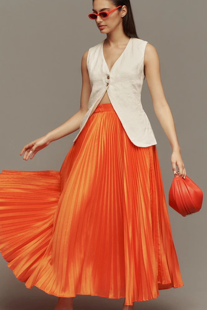 Hutch Pleated Maxi Skirt