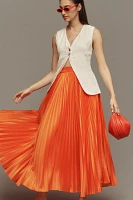 Hutch Pleated Maxi Skirt