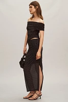 Maeve Mesh Maxi Skirt