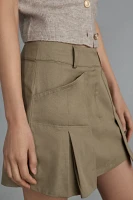 Pilcro Pleated Utility Skort