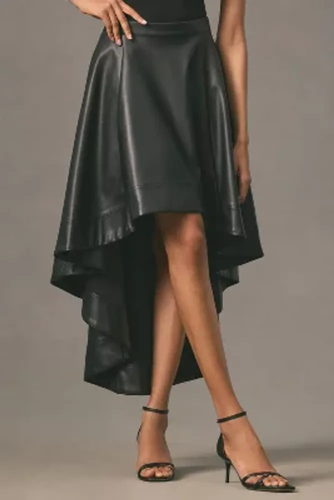 Maeve High-Low Scalloped Skirt