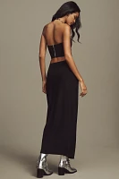 Lamarque Ainslee Side-Knot Maxi Skirt