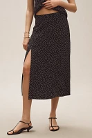 The Lille Side-Slit Midi Skirt by Maeve