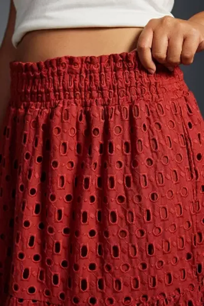The Somerset Maxi Skirt: Eyelet Edition