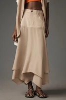 By Anthropologie Asymmetrical Trouser Skirt