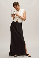 The Tilda Maxi Slip Skirt: Side-Slit Edition