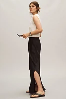 The Tilda Maxi Slip Skirt: Side-Slit Edition