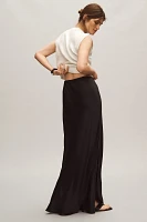 The Tilda Maxi Slip Skirt: Side-Slit Edition