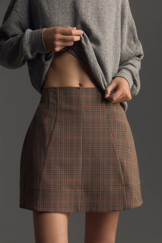 Maeve Structured Mini Skirt