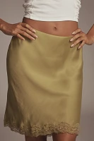 The Tilda Knee-Length Slip Skirt: Scallop Lace Edition