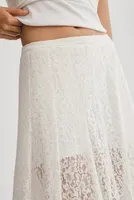 Mare x Anthropologie Sheer Lace Skirt