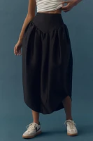 Mare x Anthropologie Basque-Waist Maxi Skirt