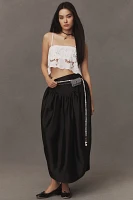 Mare x Anthropologie Basque-Waist Maxi Skirt