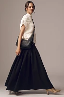 Mare x Anthropologie Basque-Waist Maxi Skirt