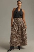 Mare x Anthropologie Basque-Waist Maxi Skirt