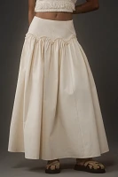 Mare x Anthropologie Basque-Waist Maxi Skirt