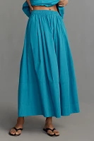 Maeve Poplin Maxi Skirt
