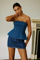 Significant Other Juno Denim Mini Skirt