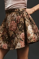 En Saison Carey Jacquard Mini Skirt