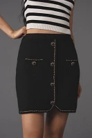 SUNCOO Fanila Knit Mini Skirt