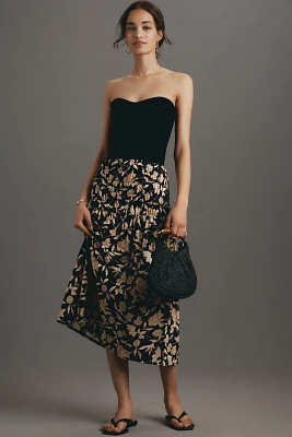 Sanctuary Better Together Smocked Midi Skirt