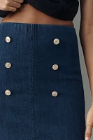 Maeve Denim Sailor Midi Skirt