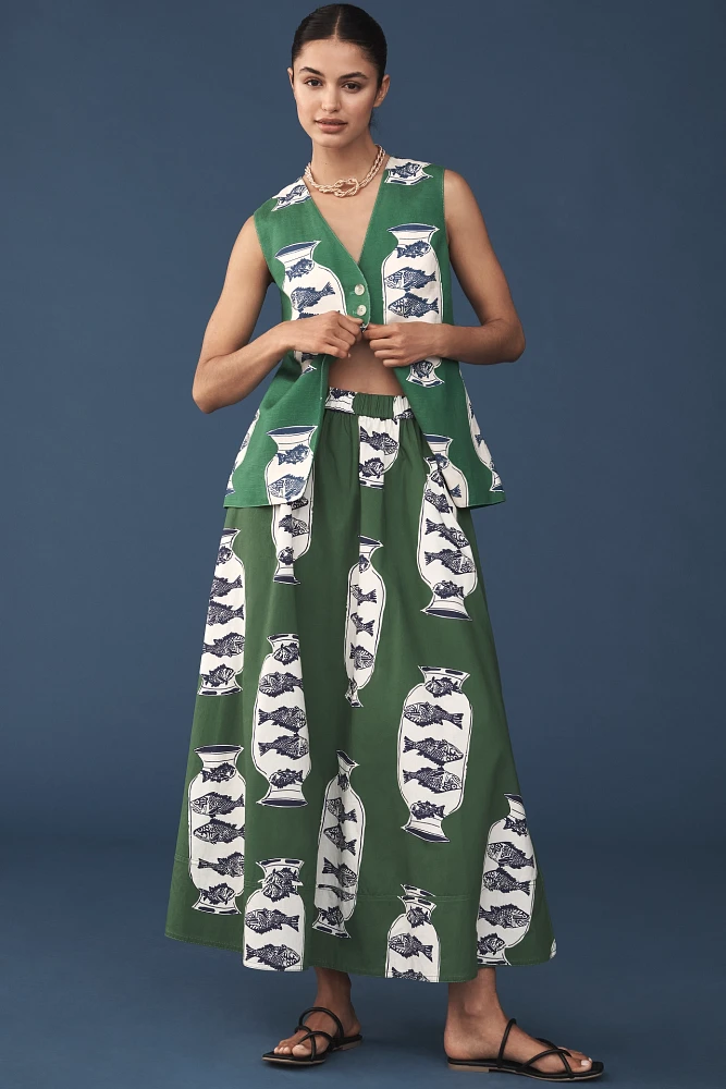 Hunter Bell Tatum Midi Skirt