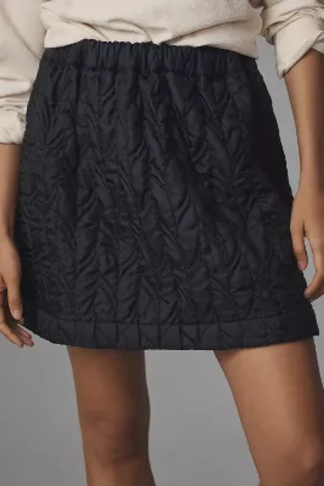 Maeve Quilted Mini Skirt