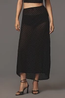 The Tilda Maxi Slip Skirt: Sheer Edition