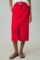 The Naomi High-Rise Pencil Midi Skirt