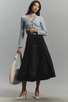 Hope for Flowers by Tracy Reese Quilted Full Midi Skirt