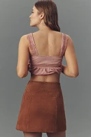 Retrofete Juana Suede Mini Skirt
