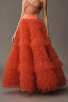 Morphine Fashion Tiered Ruffle Tulle Skirt